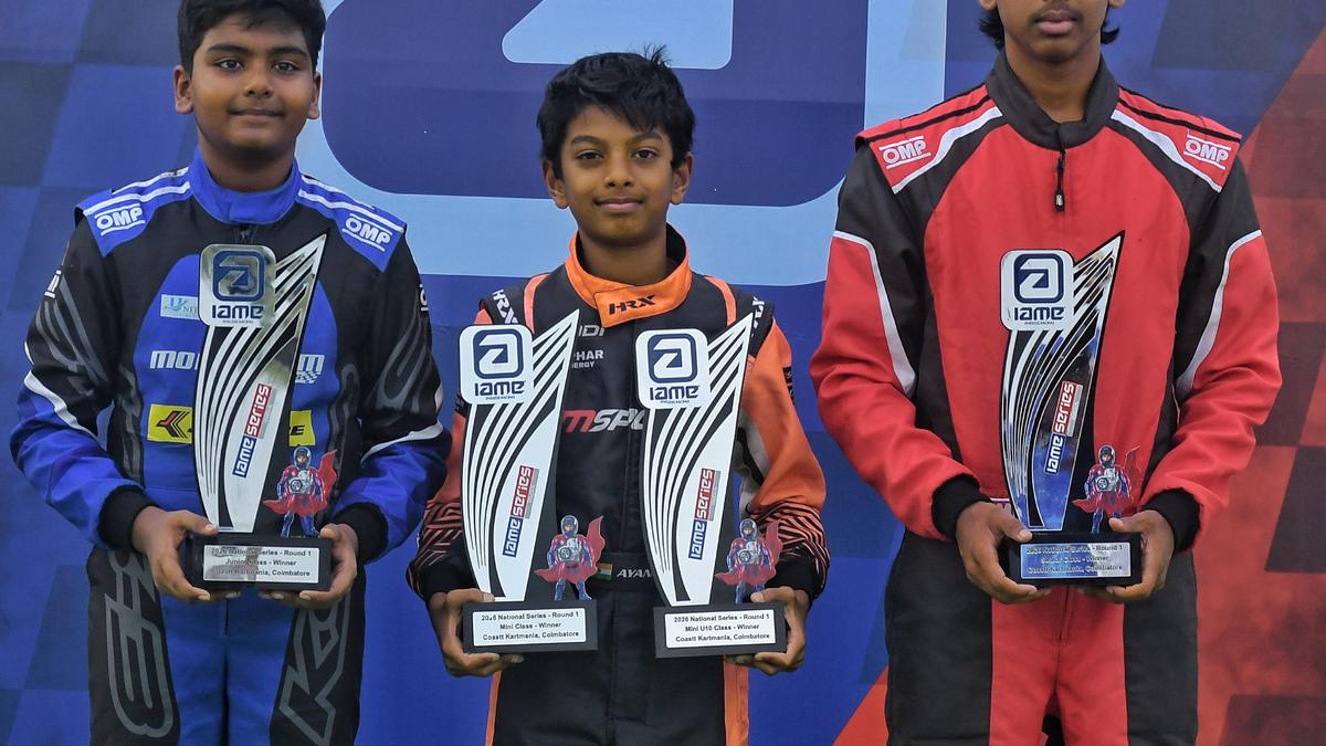 IAME Series: Adithya and Rehan top among juniors; Shiv, Ayansh share honours in mini class