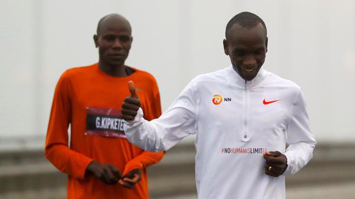 Kenya's Eliud Kipchoge Becomes First To Run Marathon In Under Two Hours ...