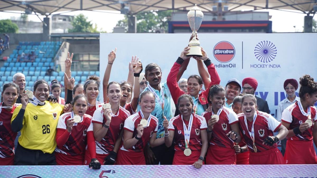 Railways retains women’s inter-department hockey title