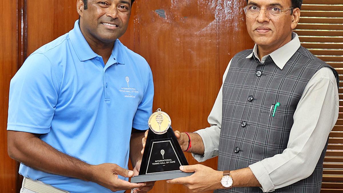 Leander Paes Meets Sports Minister to Discuss India's Sports Future