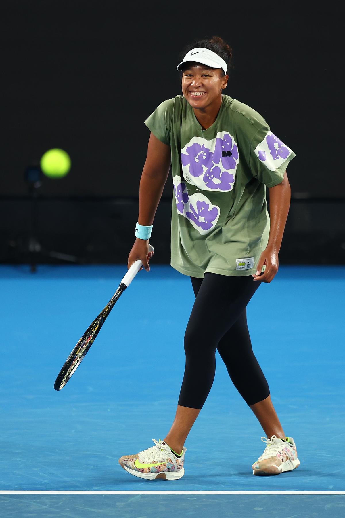 Grins bring wins: After the birth of her daughter, Osaka is focusing on living in the moment and finding joy in the little things in her tennis journey. | Photo credit: Getty Images