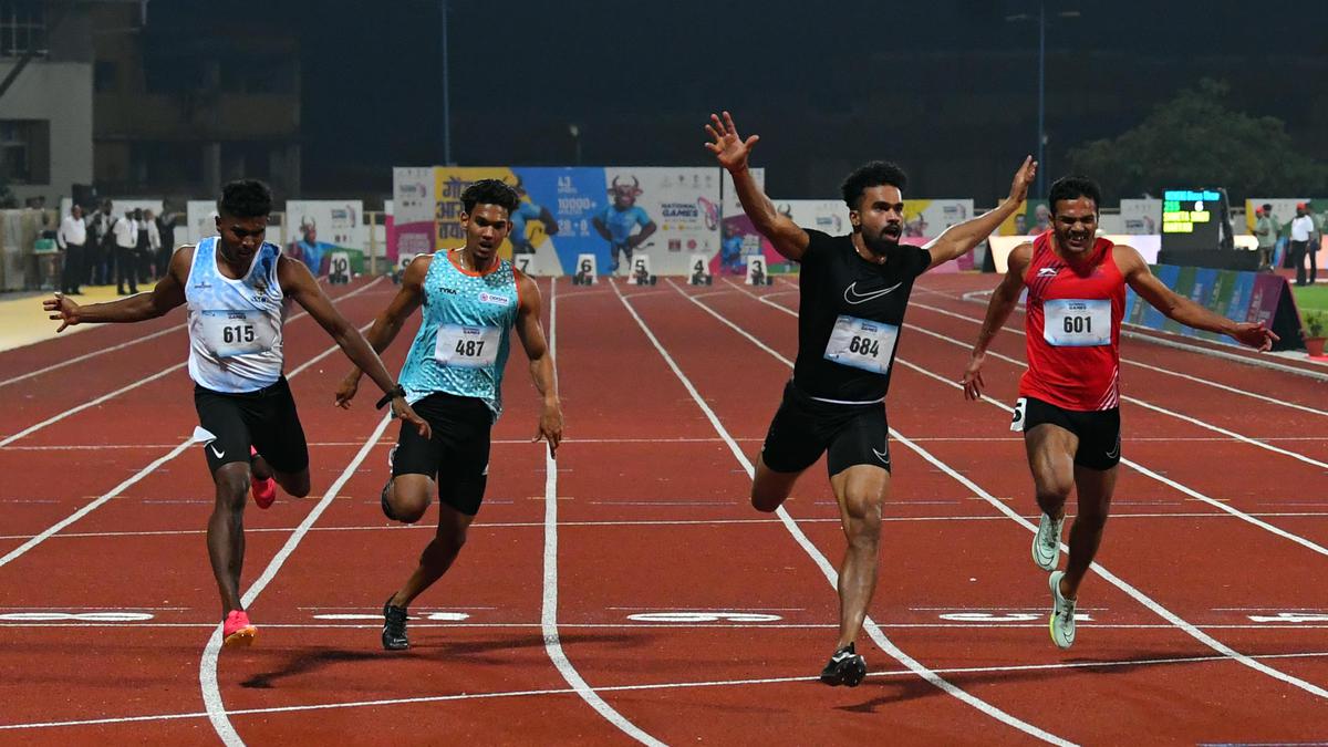 National Games | Elakkiyadasan and Sneha emerge the fastest