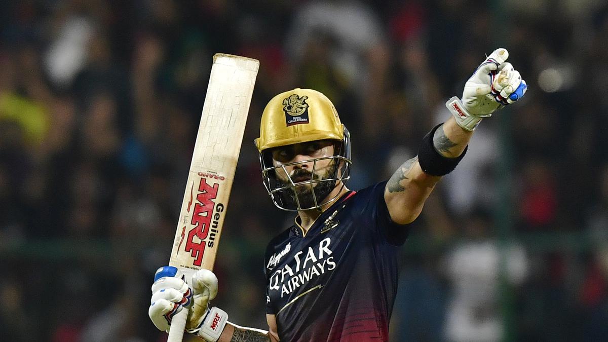 IPL 2023: RCB vs GT | Virat Kohli’s second consecutive century takes Bengaluru to 197 for 5 against Gujarat