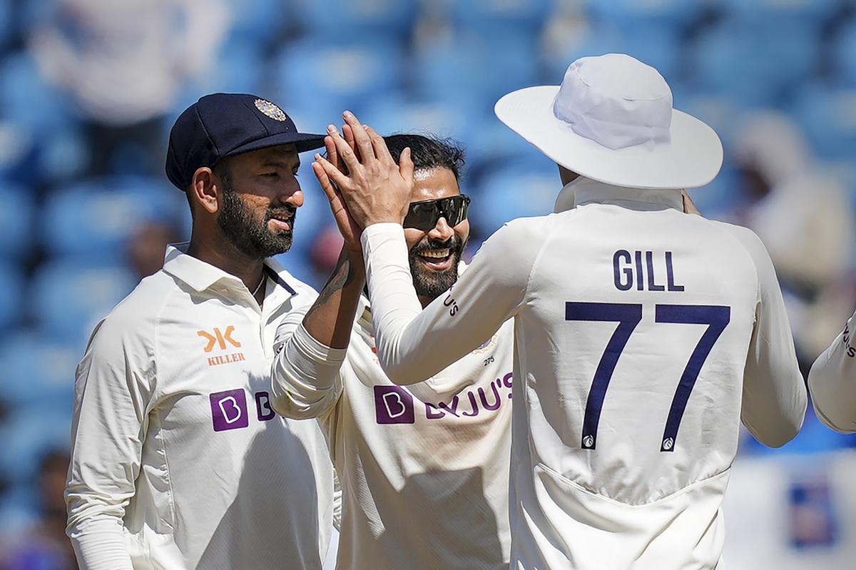 Ind vs Aus Test | Ravindra Jadeja takes five wickets as India restricts  Australia to 177 - The Hindu