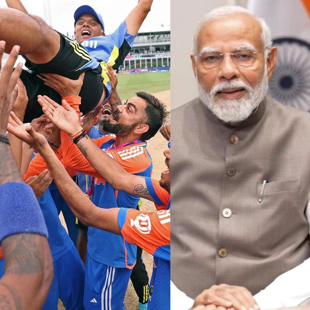 India vs South Africa T20 World Cup Final: PM Modi congratulates the Indian cricket team