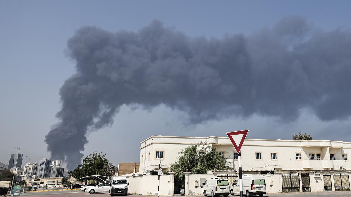 Some oil loading operations suspended after fire in UAE's Fujairah, industry sources say