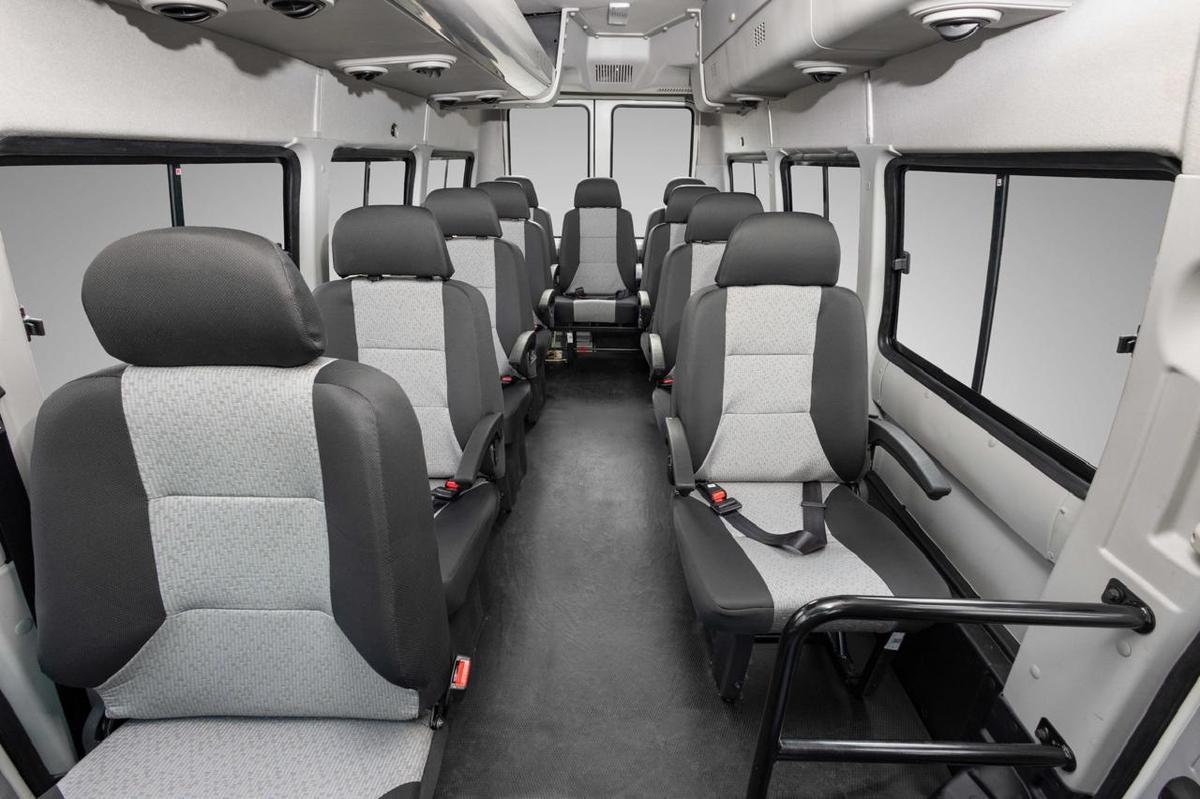 An inside of the newly launched Tata Winger Plus. An inside of the newly launched Tata Winger Plus.