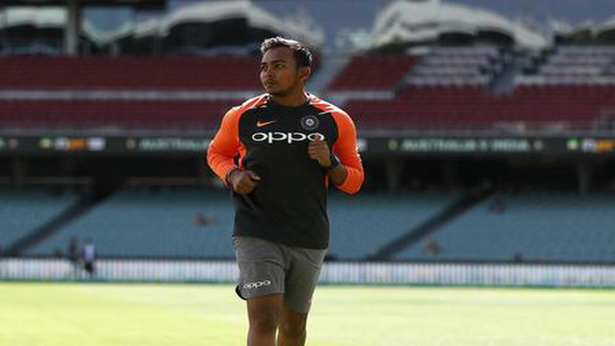 sportsbazzar.com - Prithvi Shaw back in training after injury, via