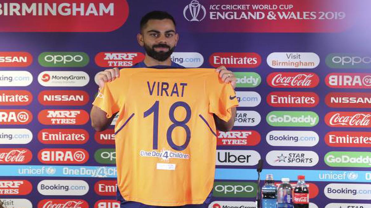 India's Away Orange Jersey To Be Worn Against England During WC Clash