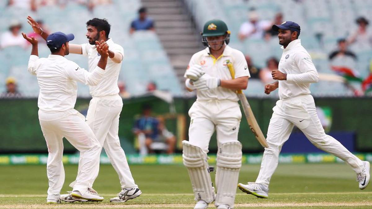 india tour of australia score