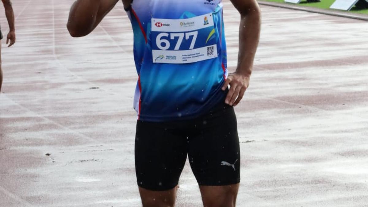 National Open Athletics | Manikanta clocks India’s second-fastest time in winning 100m