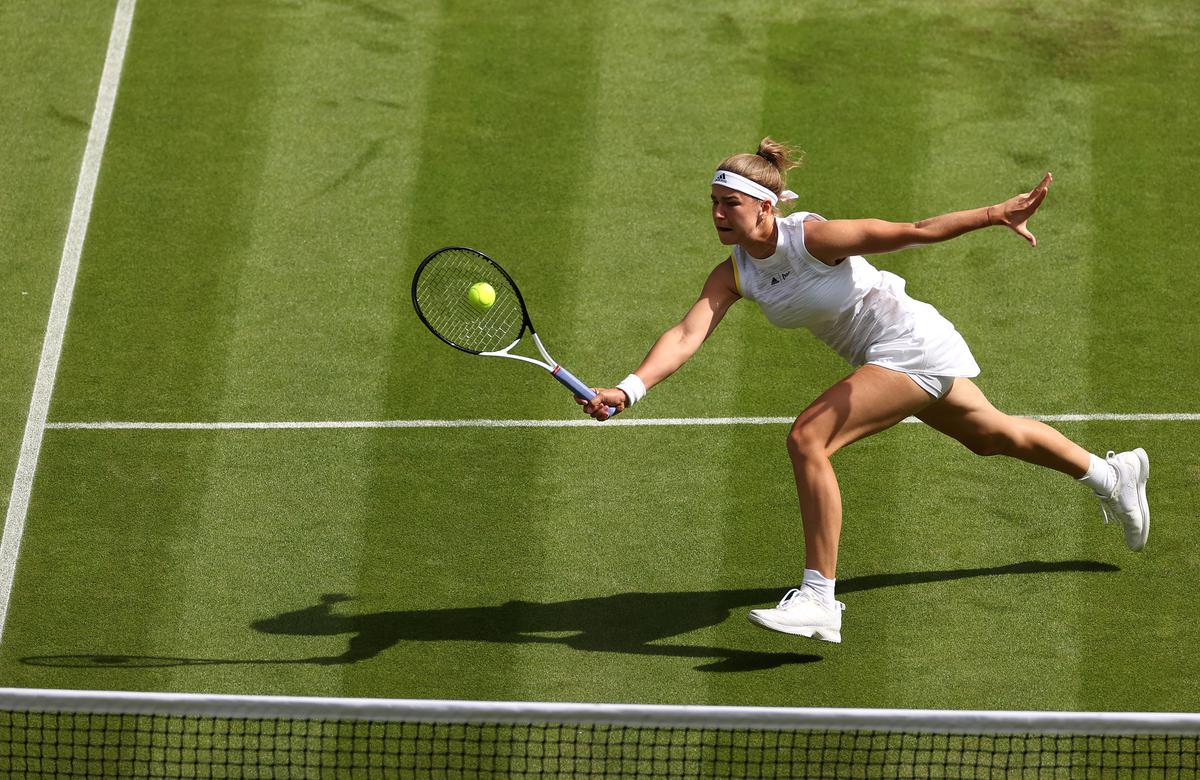 Net gains: A natural on grass, Muchova made the quarterfinals in her first Wimbledon appearance. Connoisseurs of serve-and-volley tennis will follow her progress at this year’s Championships with keen interest. | Photo credit: Getty Images