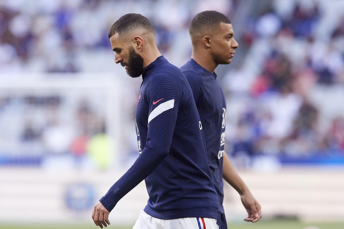 French connection: Mbappe has his sights set on becoming a Ballon d’Or winner like compatriot Karim Benzema, who grew into a talismanic figure at Madrid before leaving. | Photo credit: Getty Images