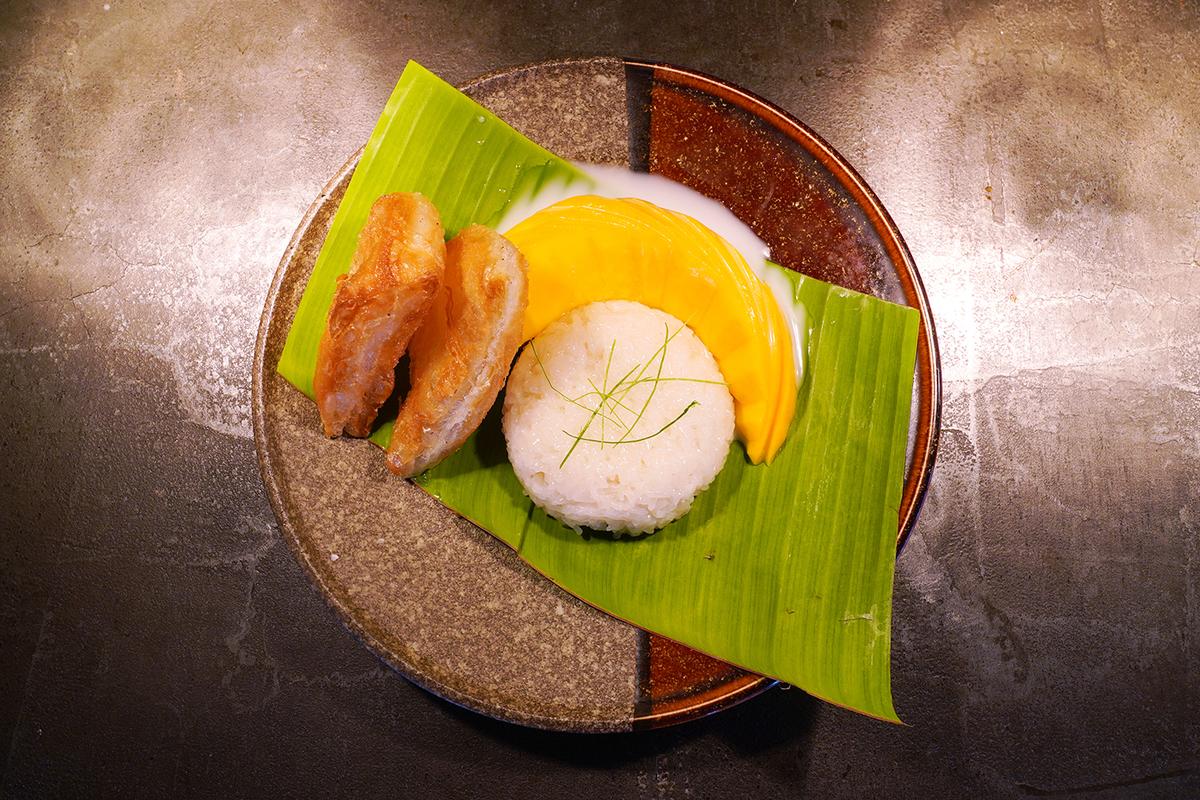 Hawkerboi’s mango sticky rice.    