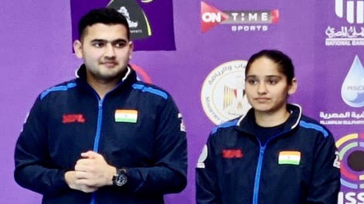 Simranpreet and Anish win mixed rapid-fire pistol silver in World Championship