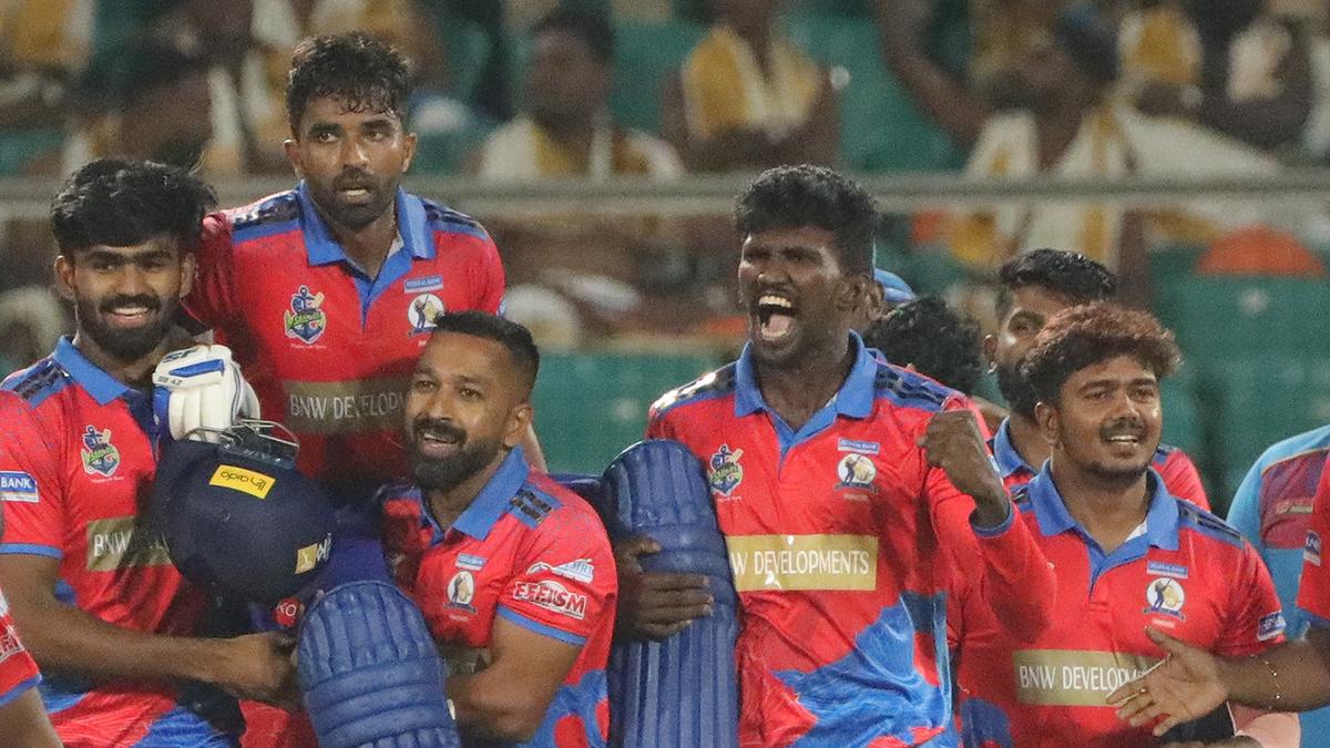 Kerala Cricket League Final | Sachin Baby’s ton powers Kollam Sailors to the title