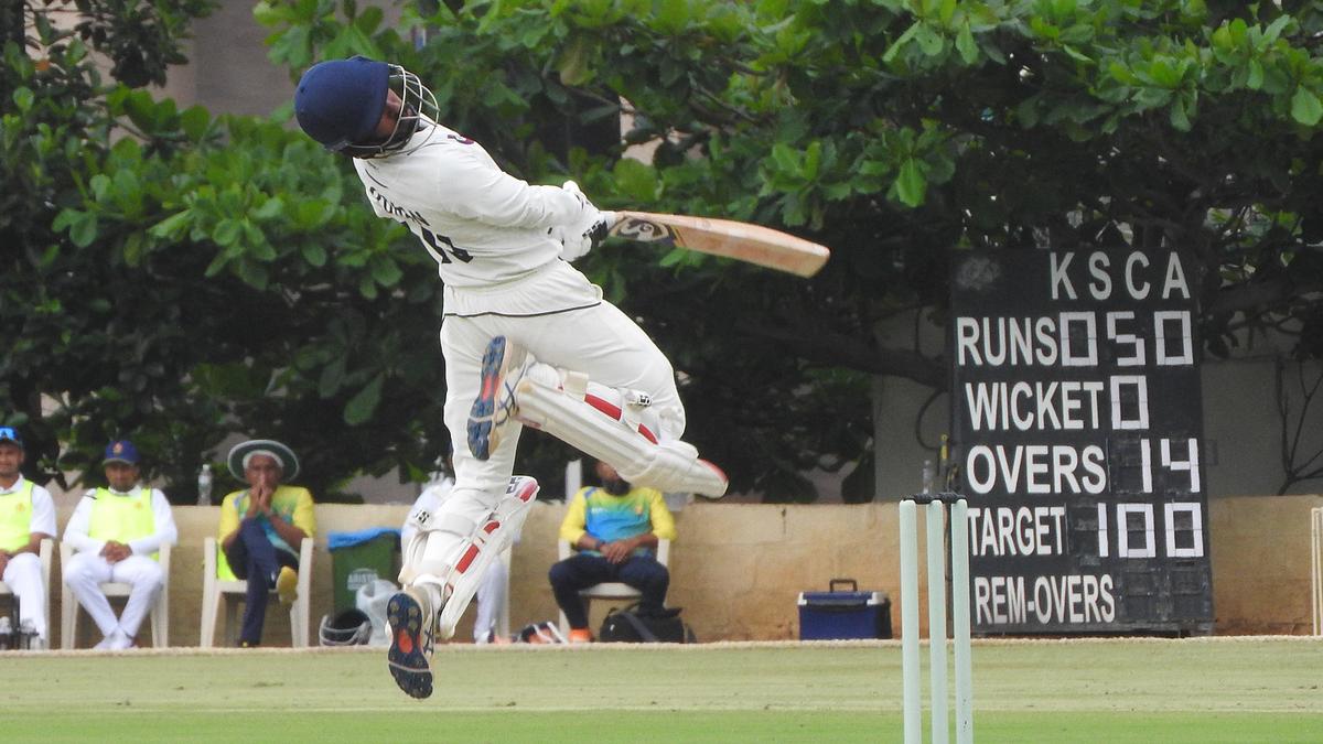 Ranji Trophy Kar vs Ker | Opener Rohan’s breezy half-century highlight of truncated first day