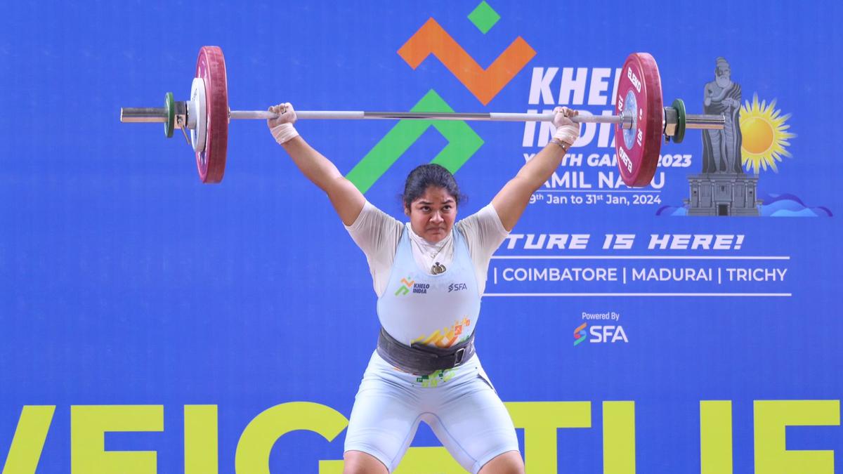 Khelo India Youth Games | TN’s Keerthana rewrites National youth record in girls’ 81kg