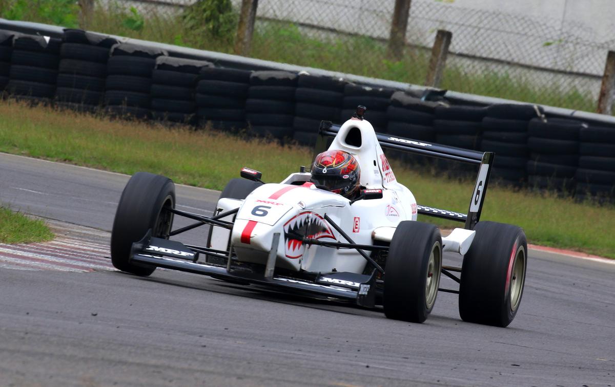 Chetan Surineni, championship winner in the MRF Formula 1600 category