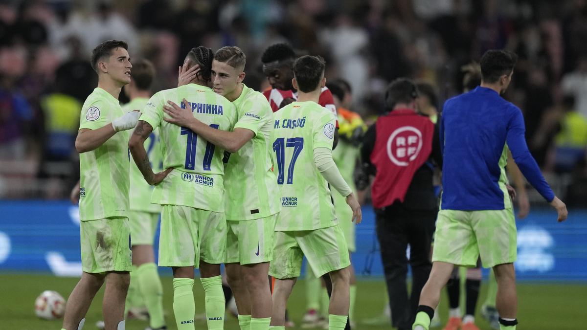 Spanish Super Cup: Yamal and Gavi lead Barcelona to 2-0 win over Atheltic Bilbao; enter finals