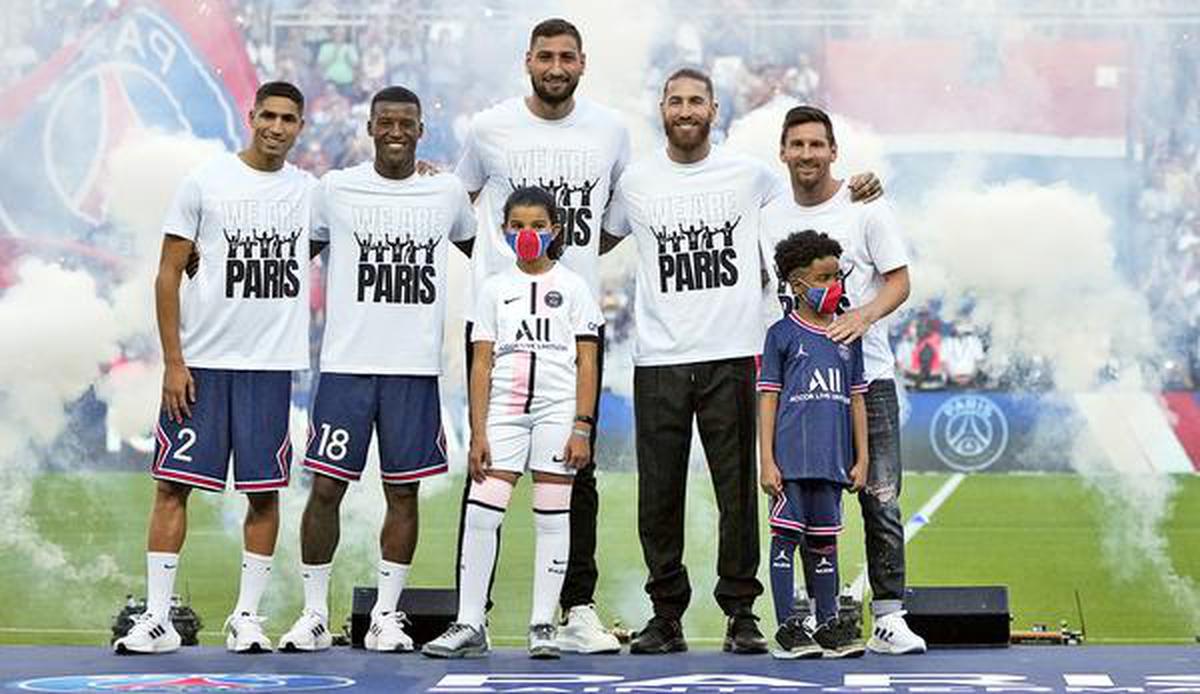 PSG unveil Messi, Ramos, Donnarumma, Hakimi and Wijnaldum in Paris