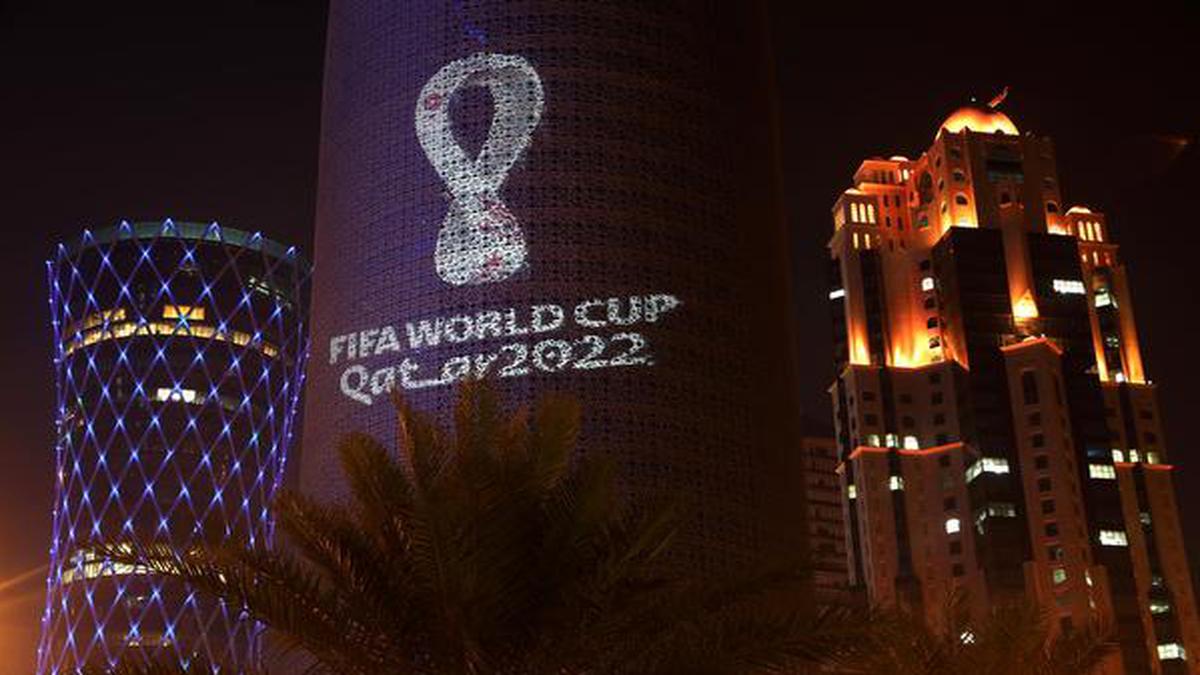 FIFA unveils the emblem for the 2022 World Cup in Qatar