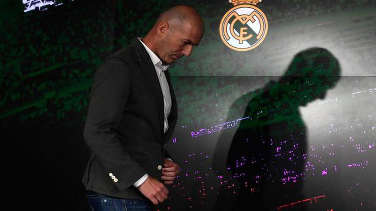 Real Madrid says Zidane stepping down as team's coach