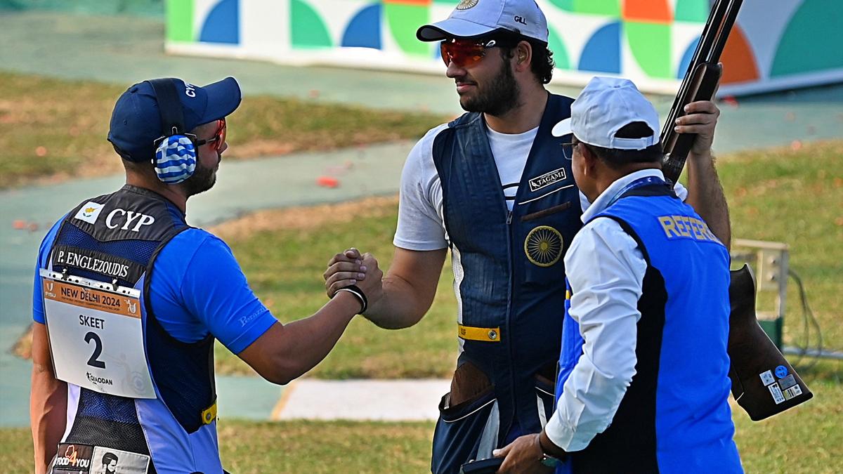 Bhavtegh Singh Gill clinches the skeet gold