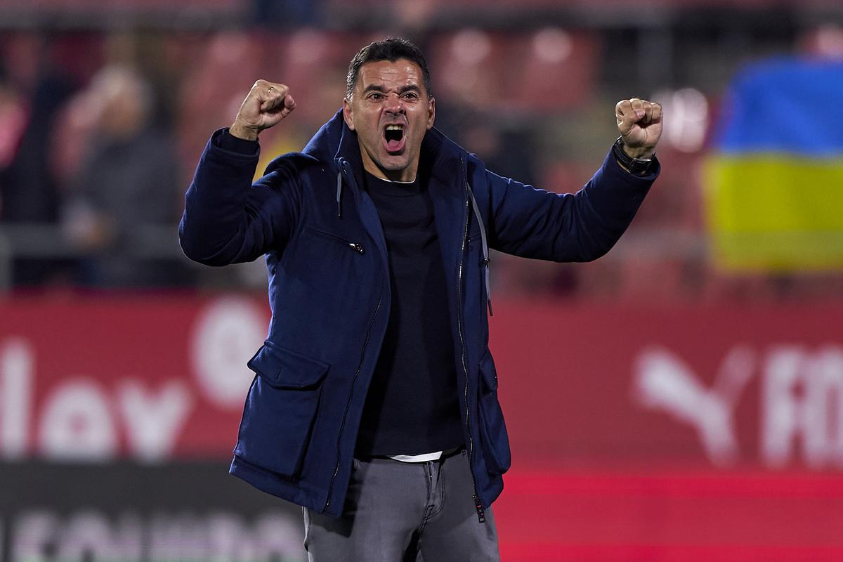 Brewing something special: Coach Michel Sanchez has played down expectations of Girona mounting a title challenge, but acknowledged that the club is enjoying a historic season. | Photo credit: Getty Images