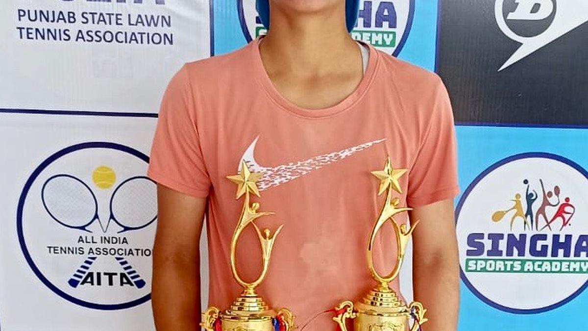 Riya wins a double crown in Asian tennis