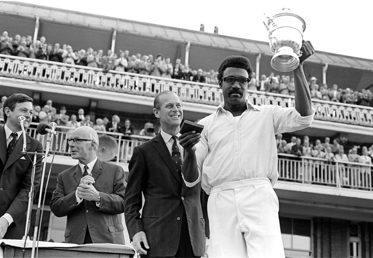 Clive Lloyd, captain of the winning West Indian team, after the 1975 WC. 
