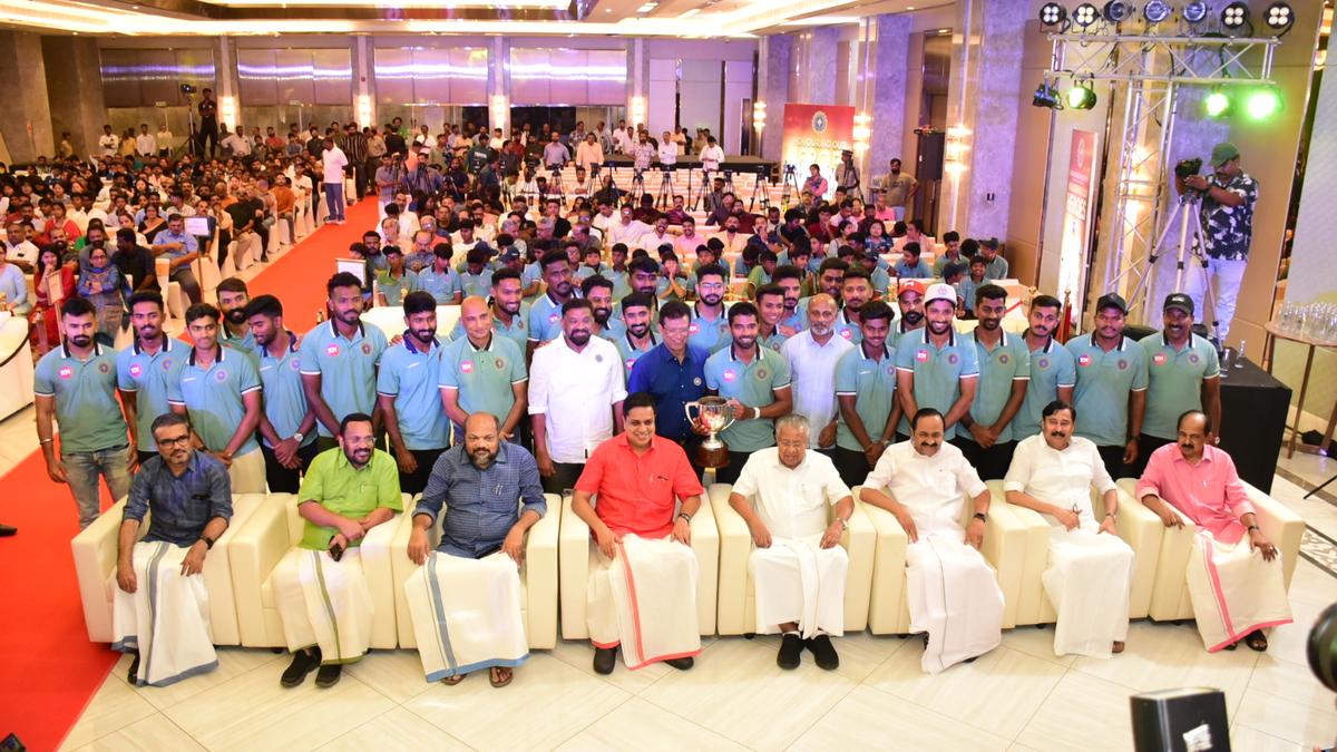 Kerala Ranji team felicitated