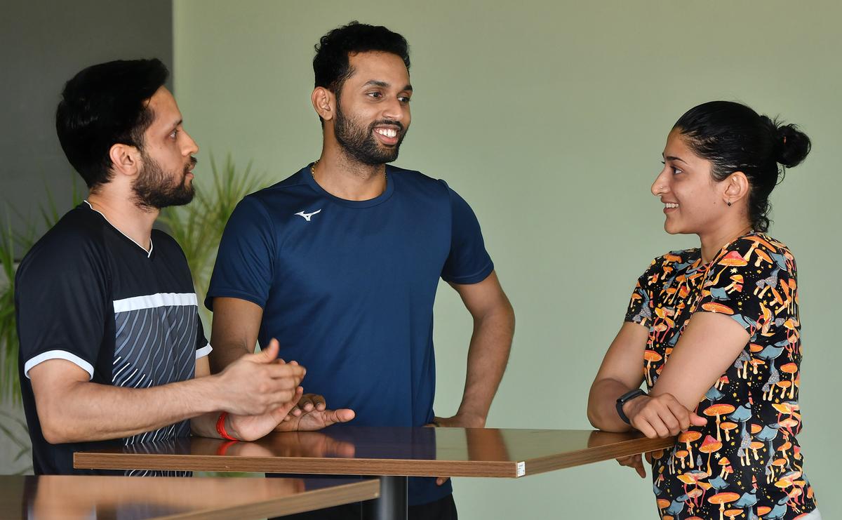 Kashyap, Prannoy and Ashwini.