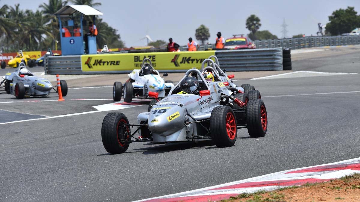 MOTORSPORTS | Arya, Diljith scorch the track in the LGB Formula 4 category