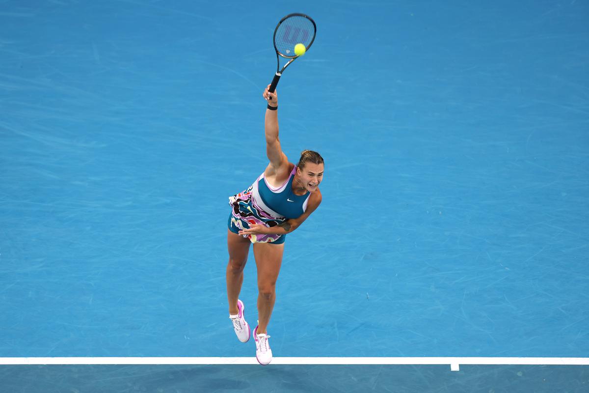 Full-scale reconstruction: Sabalenka worked with a biomechanical specialist to build a new service motion — a courageous decision that has certainly paid off. Photo credit: Getty Images