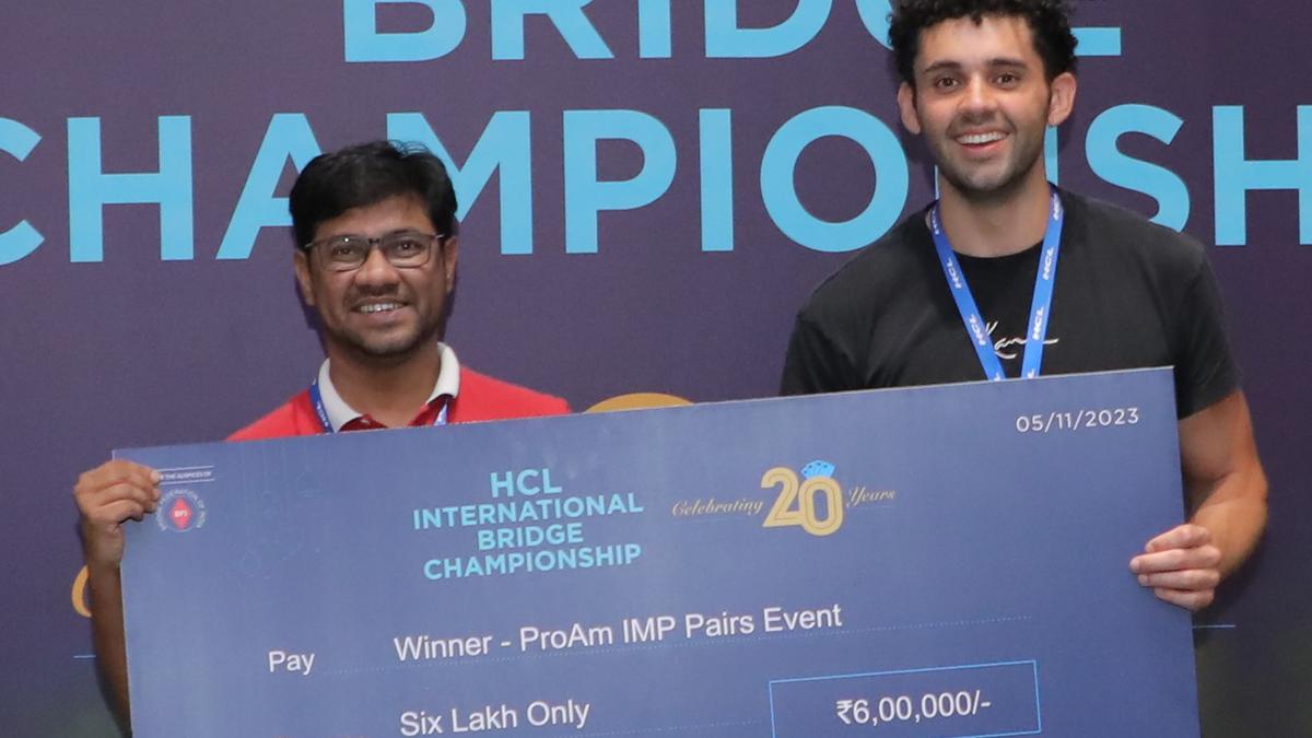 Nabil-Mithun pair wins ProAm title in HCL bridge championship
