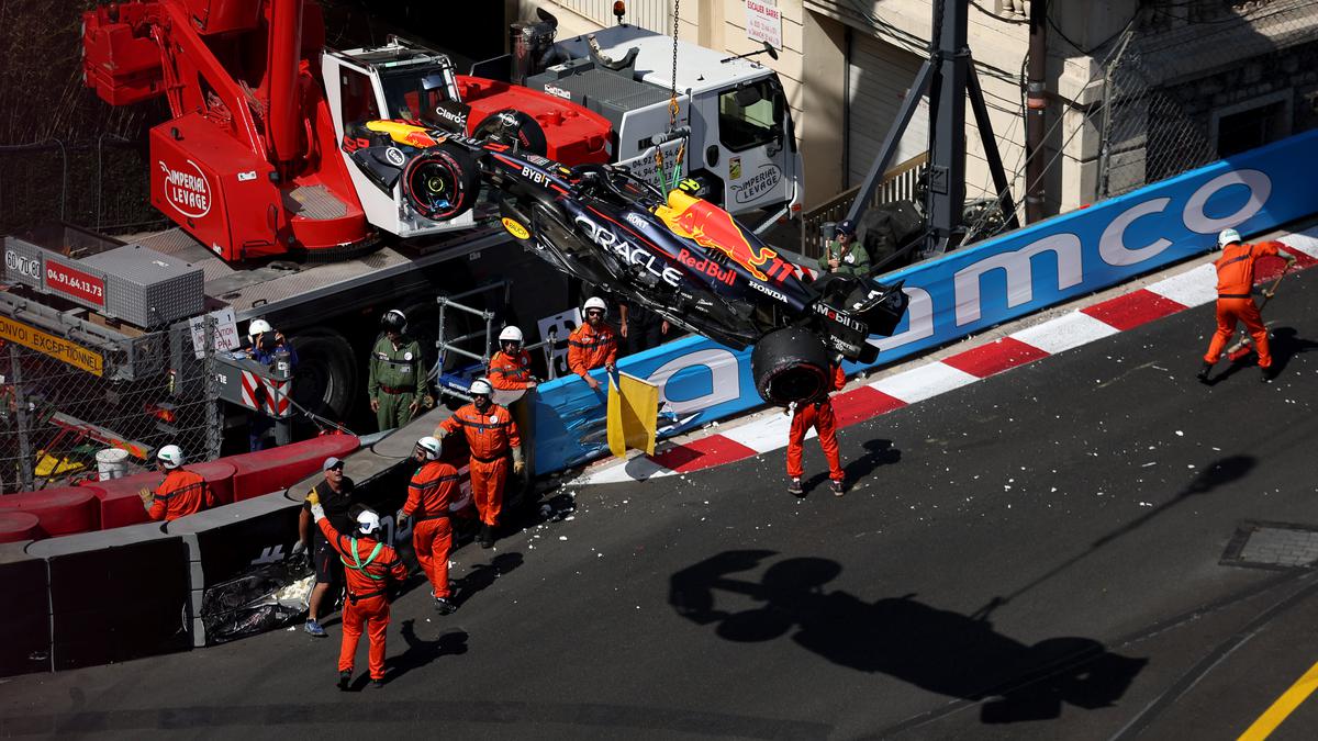 Costly errors: Perez’s mistakes in qualifying have forced him into damage-limitation mode in races. The most dramatic qualifying error this season came at Monaco, where he lost control of the rear, thudded into the barriers and had to start the race last. | Photo credit: Getty Images