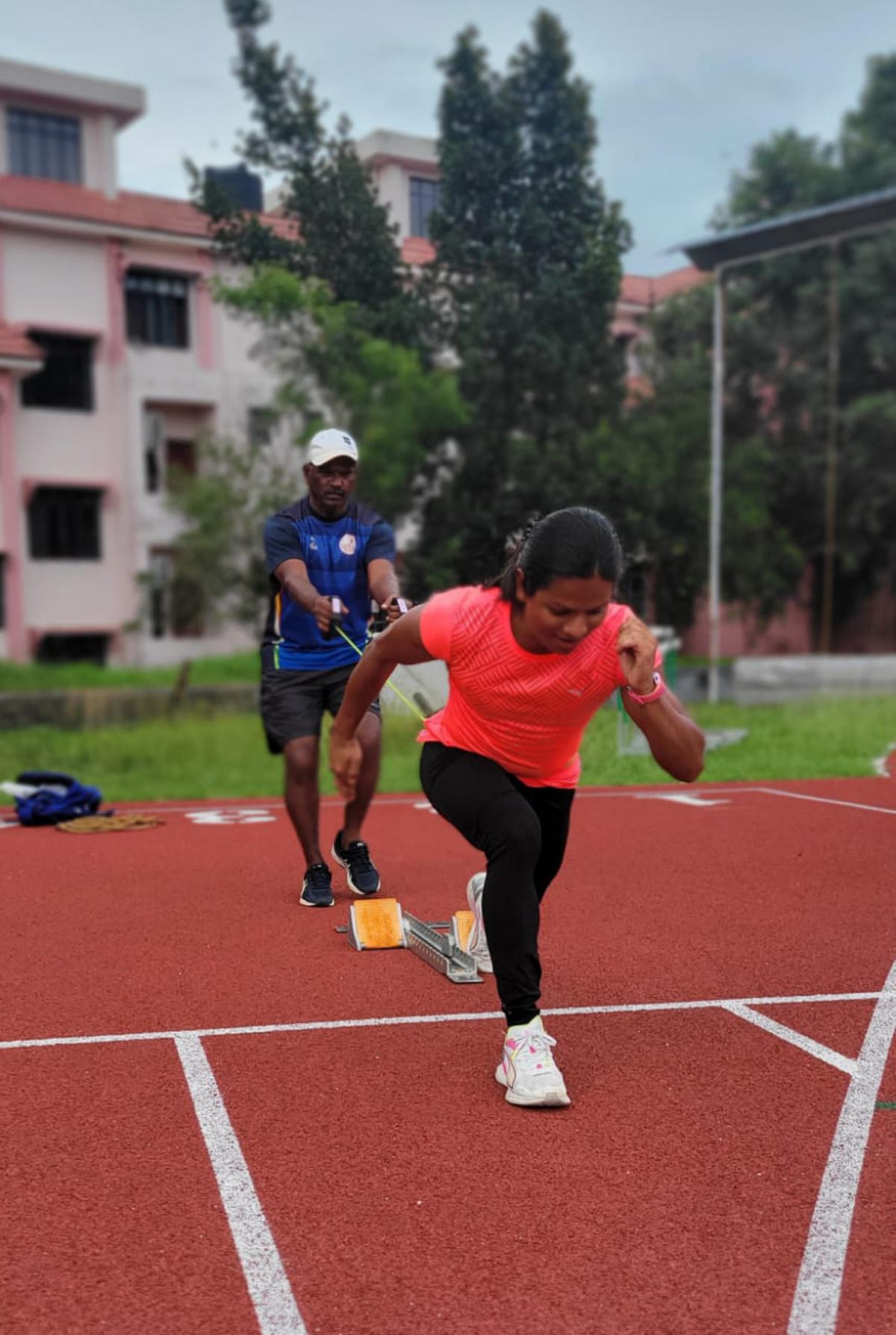 Dutee Chand has been trying to accelerate better from the starting blocks, even though block start has always been her strong point.