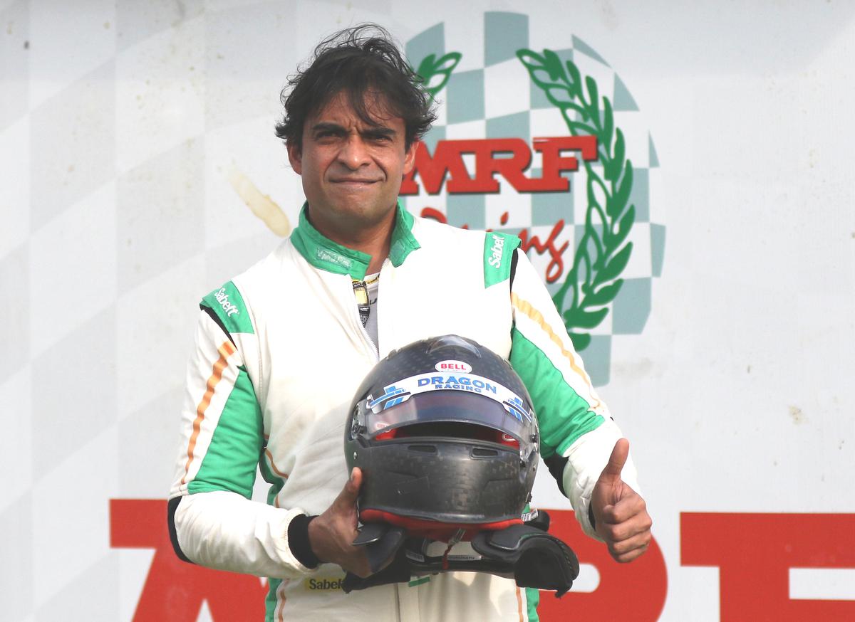 Gurunath Meiyappan, who won the title in the Indian Touring Cars category