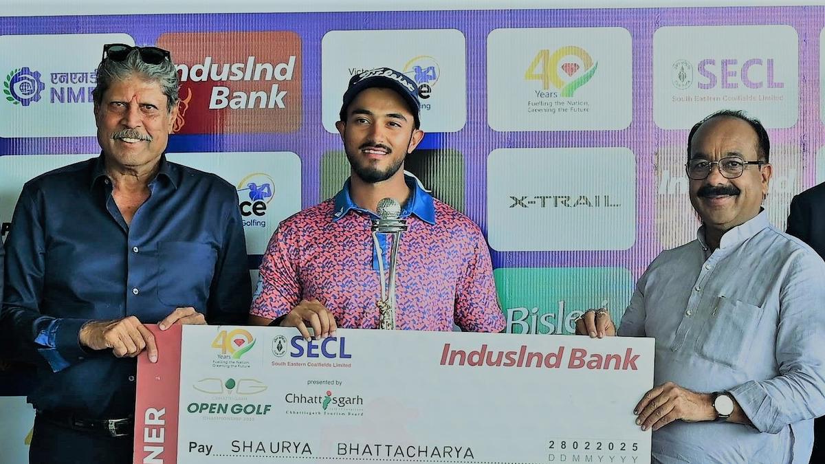 Shaurya Bhattacharya wins Chhattisgarh Open with a five-shot margin