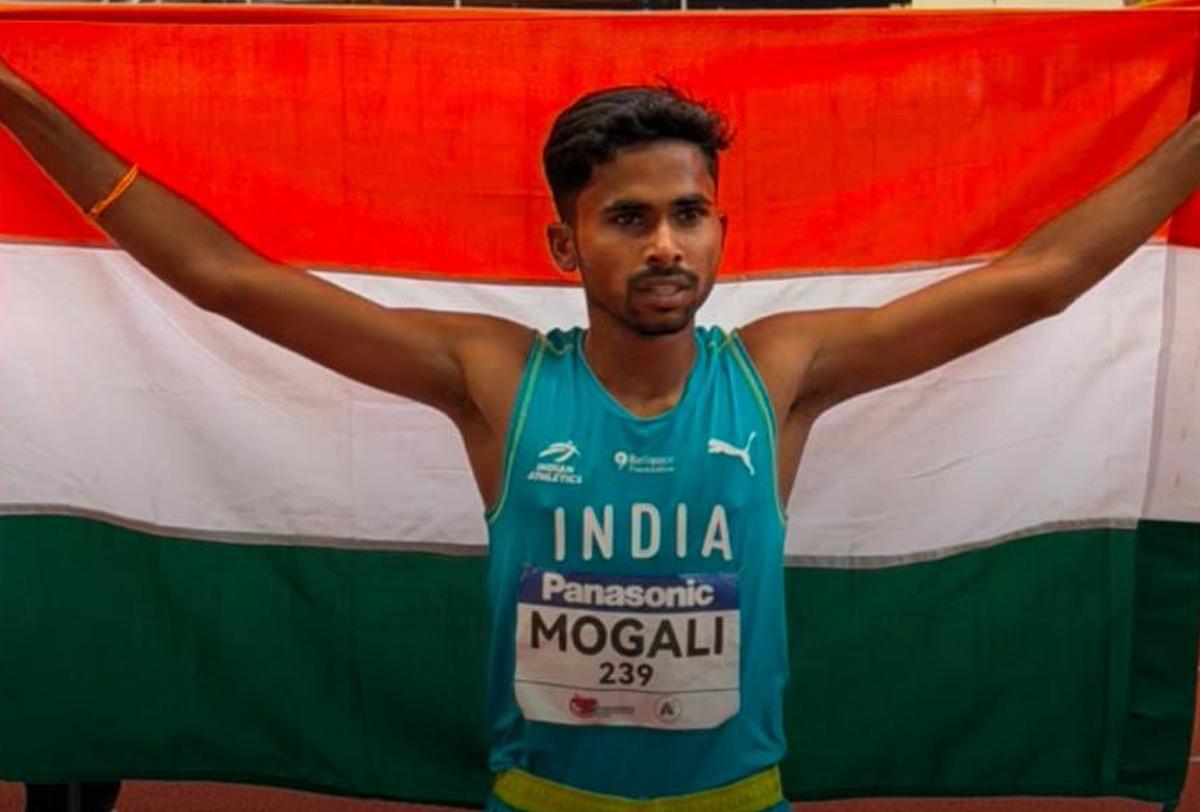 Venkatram Reddy Mogali won gold in the men’s 800m.