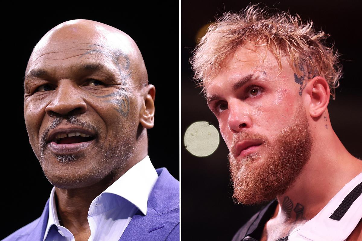 What’s cooking? At 58, former heavyweight champion Mike Tyson will enter the ring to take on social-media-influencer-turned-boxer Jake Paul in a live Netflix special. | Photo credit: Getty Images