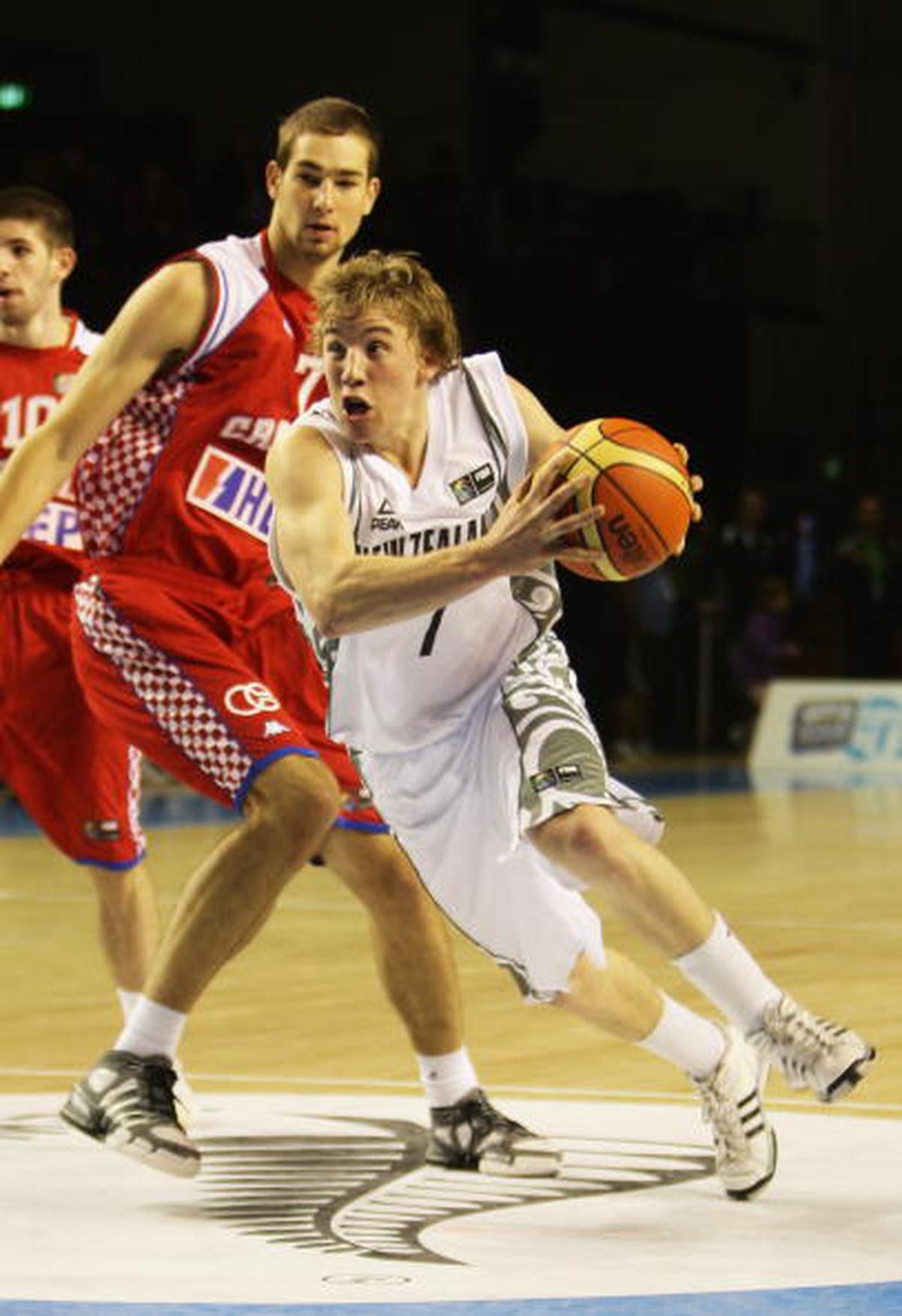 Many strings to his bow: An accomplished all-around athlete, van Beek represented New Zealand at the Under-19 basketball World Championship in 2009. 