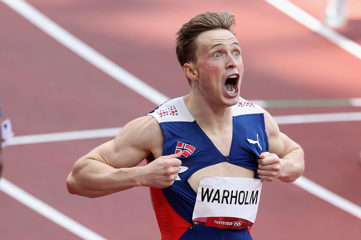 Main-event attraction: Warholm’s aggression, success and swagger have made him one of athletics’ biggest stars. | Photo credit: Getty Images