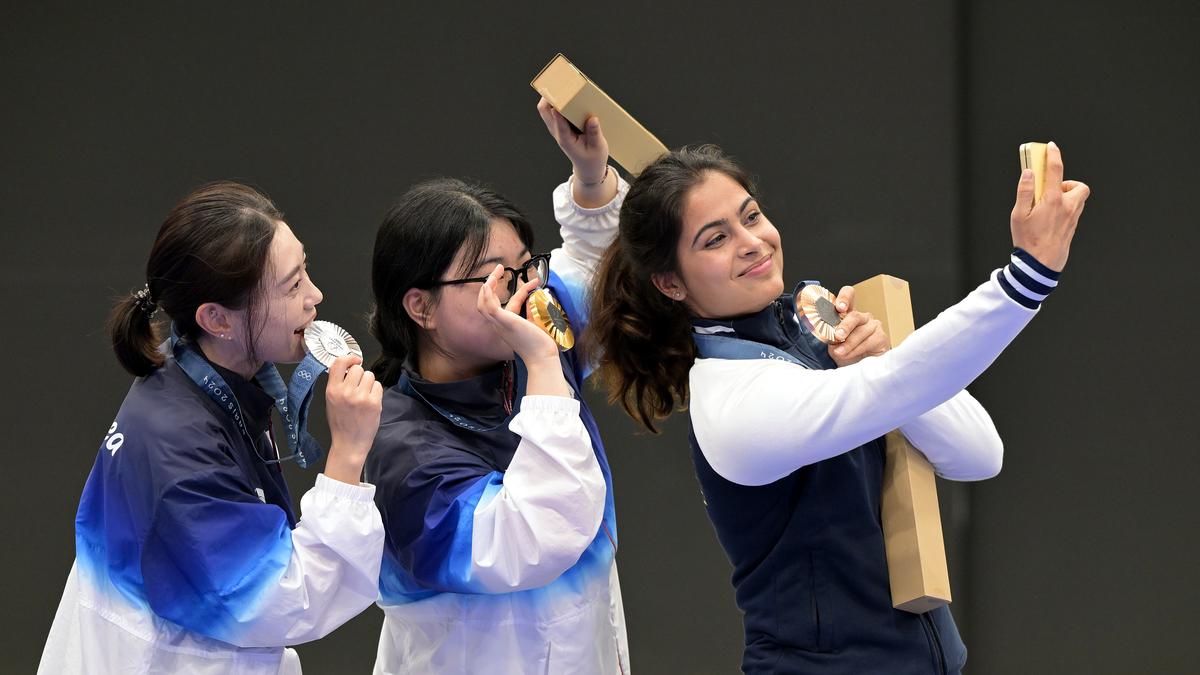 Manu Bhaker’s bronze medal: PM Modi, other leaders hail historic feat