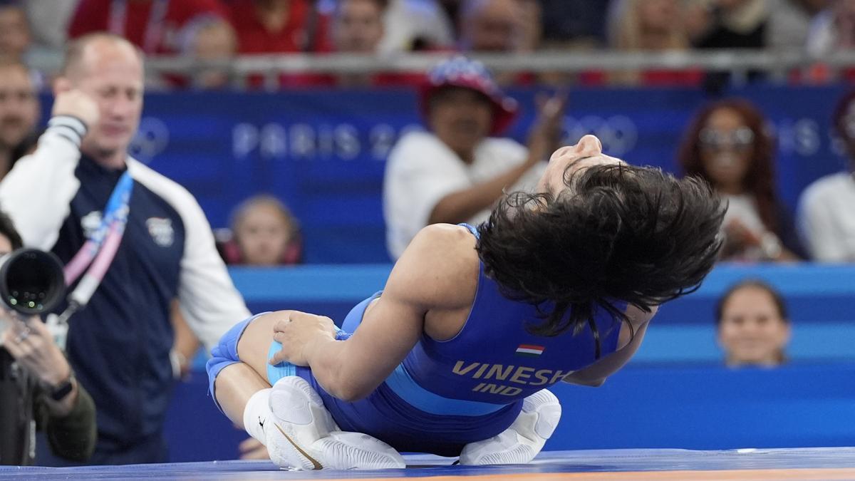 Vinesh Phogat enters semifinals of the women’s 50kg freestyle wrestling at Paris