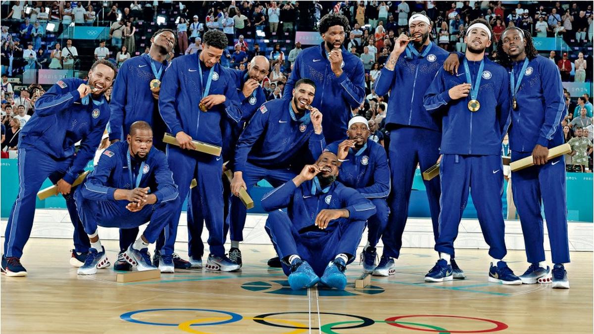 Paris Olympics: USA weathers a battling France for fifth straight basketball gold