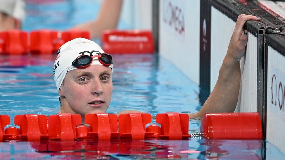 Paris Olympics swimming: Katie Ledecky back in the swing after 400m ...