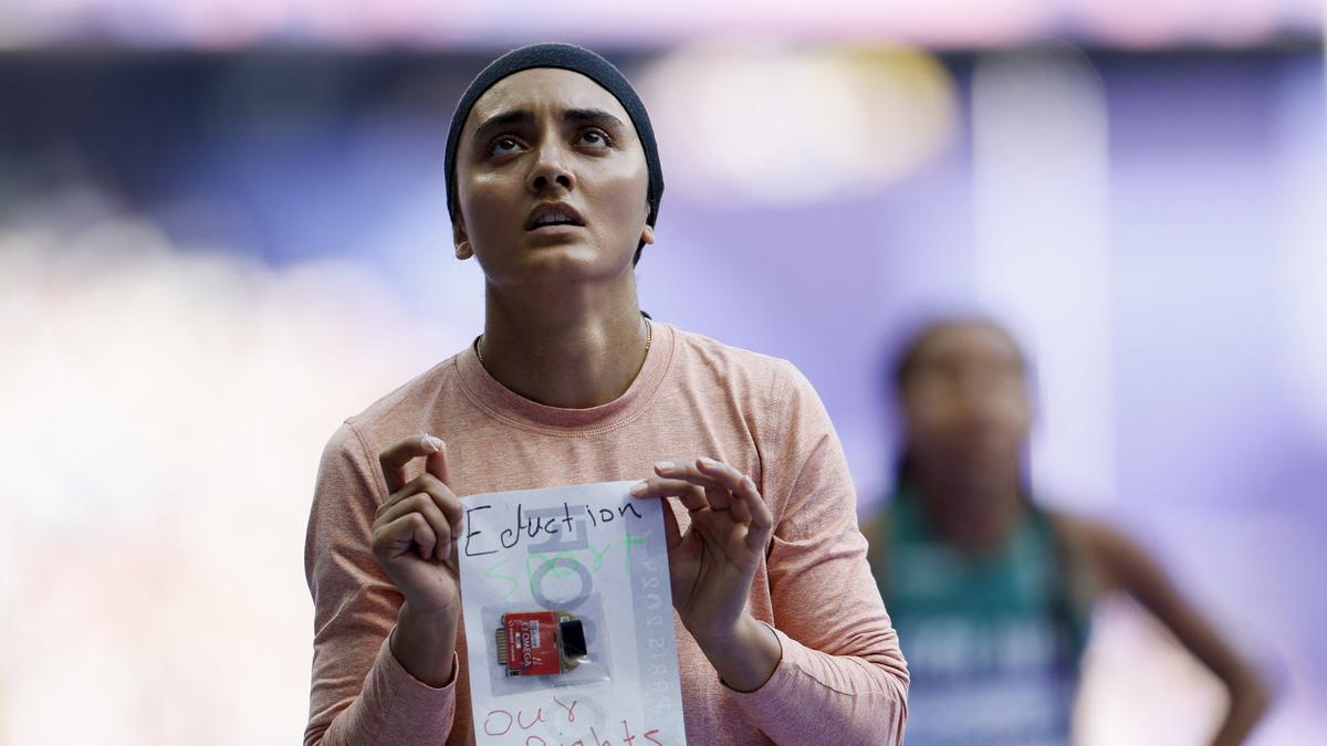 Paris Olympics: Afghan sprinter Yousoufi tells girls not to let others make decisions for them