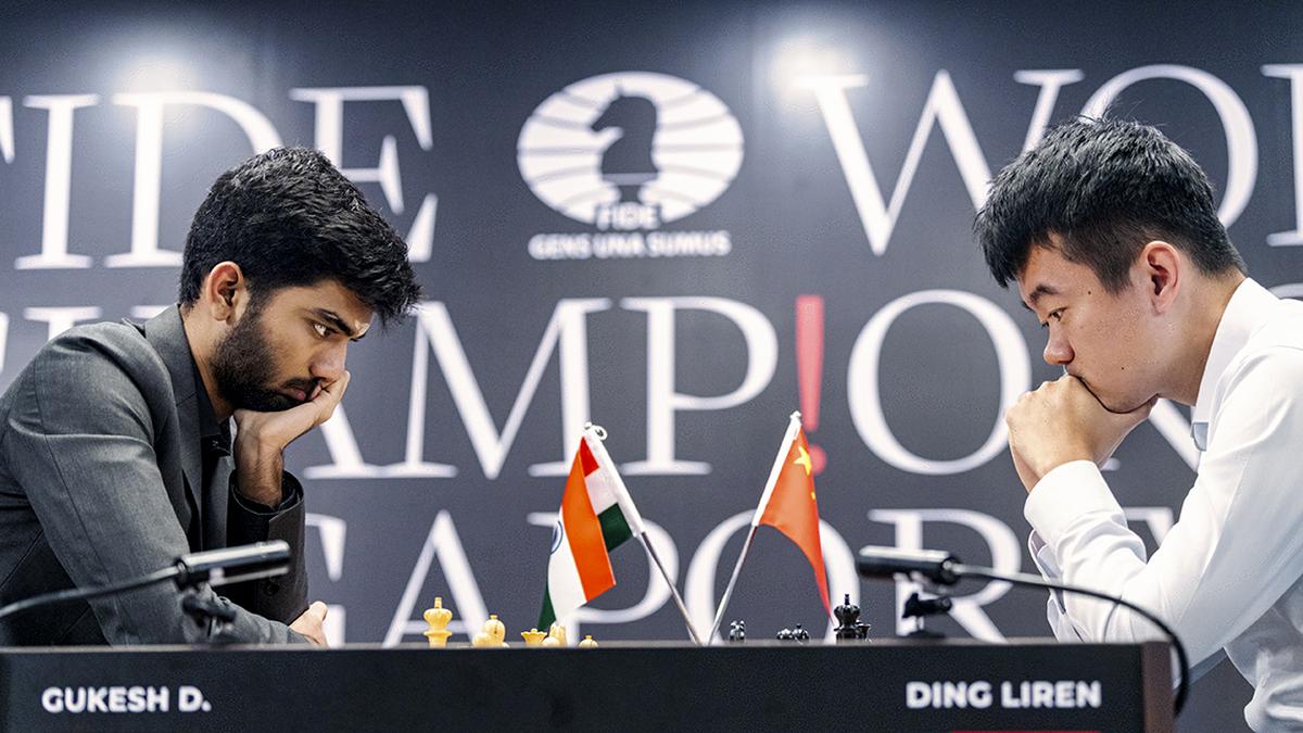 World Chess championship 2024 game 11 indian grandmaster d gukesh vs defending champion ding liren live updates